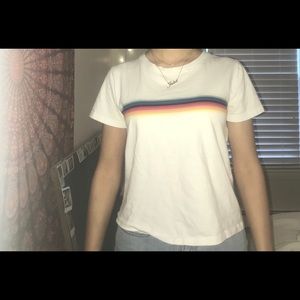 rainbow brandy short sleeve tee